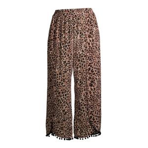Time and Tru
Leopard print Tulip Trim Pant Coverup New with tags size Large